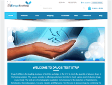 Tablet Screenshot of drugsteststrip.com